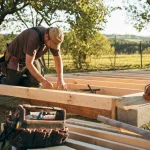 Photograph illustrating construction in Romania