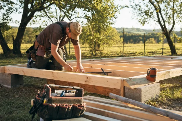 Photograph illustrating construction in Romania