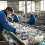 Photograph illustrating waste management in Lithuania
