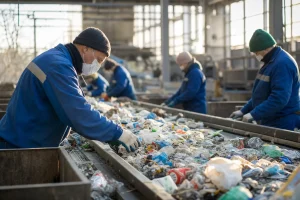 Photograph illustrating waste management in Lithuania