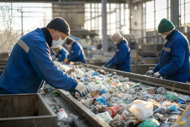 Photograph illustrating waste management in Lithuania