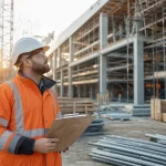 Photograph illustrating construction in Lithuania