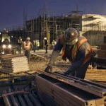 Photograph illustrating construction and real estate in Lithuania