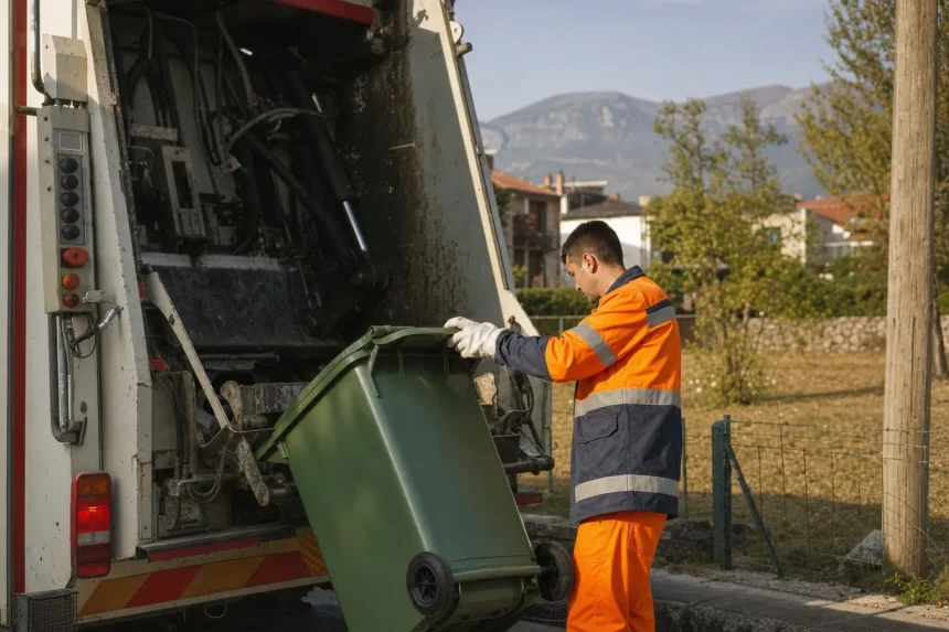 Photograph illustrating municipal services in Montenegro