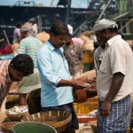 Photograph illustrating trade in India