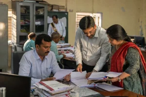 Photograph illustrating public procurement in India