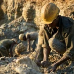 Photograph illustrating mining in United Kingdom