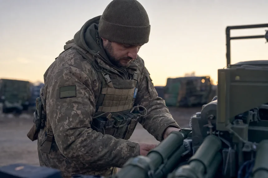 Photograph illustrating defence in Ukraine