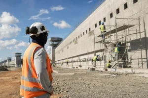 Photograph illustrating construction in Costa Rica
