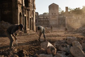 Photograph illustrating construction in Montenegro