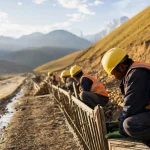 Photograph illustrating infrastructure in China