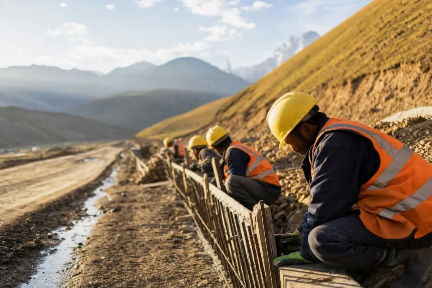 Photograph illustrating infrastructure in China