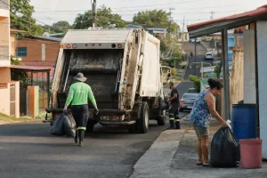 Photograph illustrating waste management in Panama