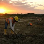 Photograph illustrating water management in Ecuador