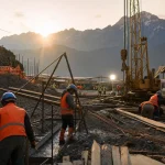Photograph illustrating infrastructure in Chile