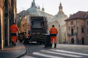 Photograph illustrating waste management in Czech Republic