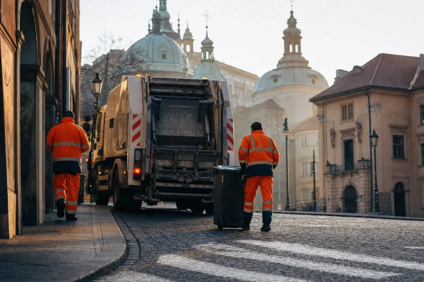 Photograph illustrating waste management in Czech Republic