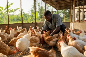 Photograph illustrating agriculture in Ghana