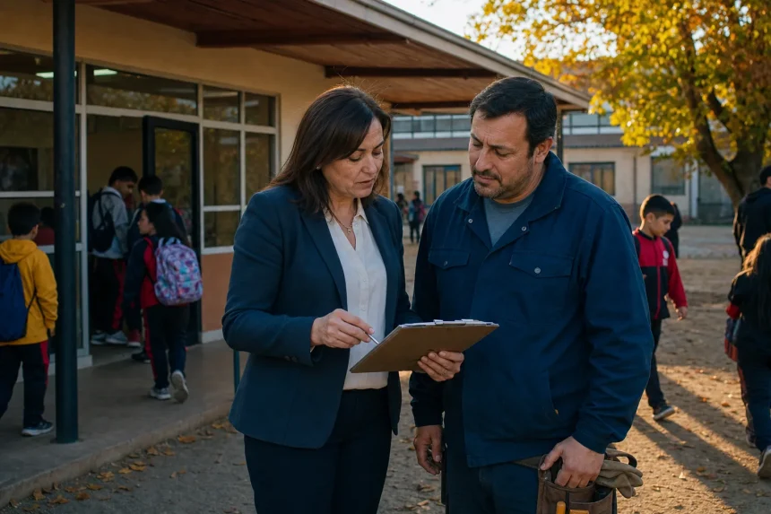 Photograph illustrating education in Chile