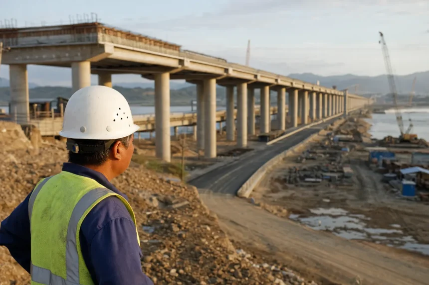 Photograph illustrating transport infrastructure in Papua New Guinea