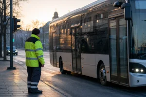 Photograph illustrating public transport in Lithuania