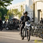 Photograph illustrating public safety in El Salvador