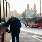 Photograph illustrating public transport in Lithuania