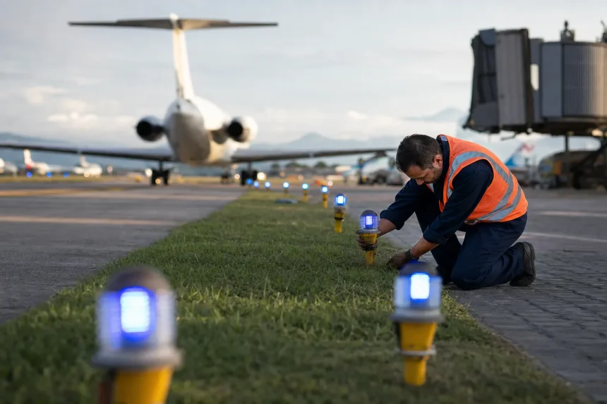 Photograph illustrating aviation infrastructure in Guatemala
