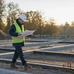 Photograph illustrating public construction in Poland