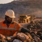 Photograph illustrating mining in Ghana