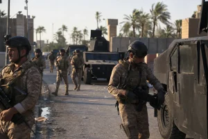 Photograph illustrating government procurement in Iraq