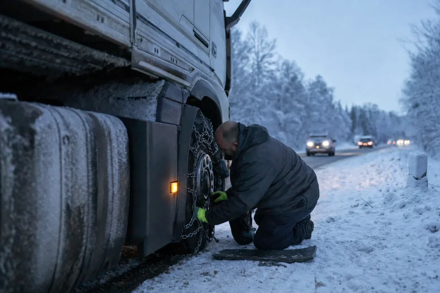 Photograph illustrating transport in Lithuania