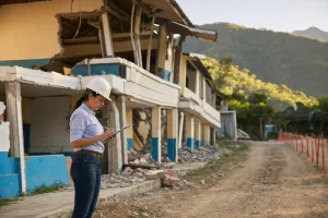 Photograph illustrating public infrastructure in Colombia