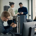 Photograph illustrating information technology in Latvia