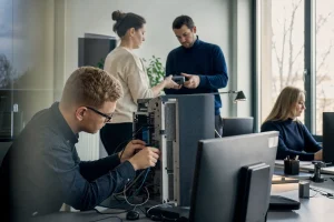 Photograph illustrating information technology in Latvia