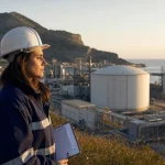 Photograph illustrating gas infrastructure in Colombia