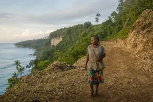 Photograph illustrating infrastructure in Papua New Guinea