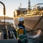 Photograph illustrating fuel trading in South Africa