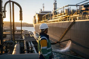 Photograph illustrating fuel trading in South Africa