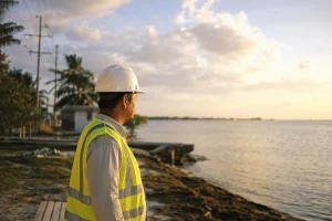 Photograph illustrating education and energy in Belize