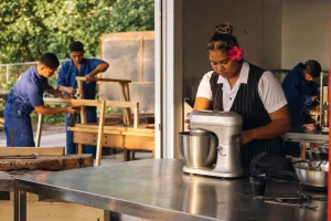 Photograph illustrating technical and vocational education and training in Samoa