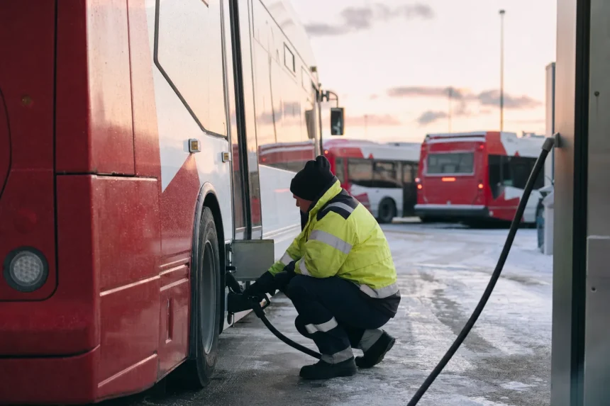 Photograph illustrating public transport in Canada