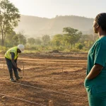 Photograph illustrating healthcare in Ghana