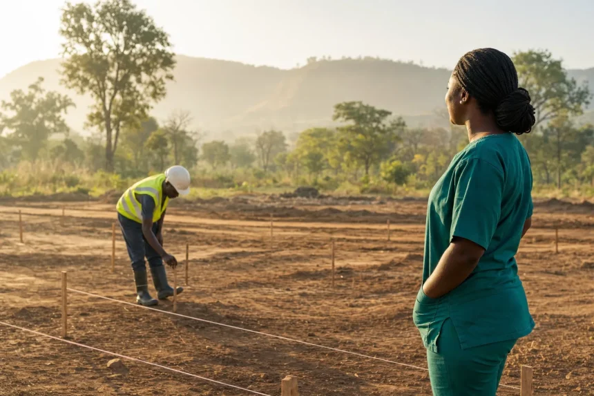 Photograph illustrating healthcare in Ghana