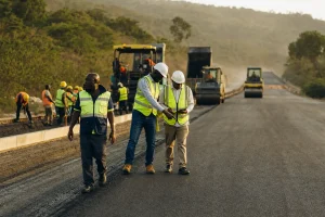 Photograph illustrating roads in Ghana