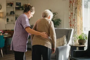 Photograph illustrating local government and social care in England