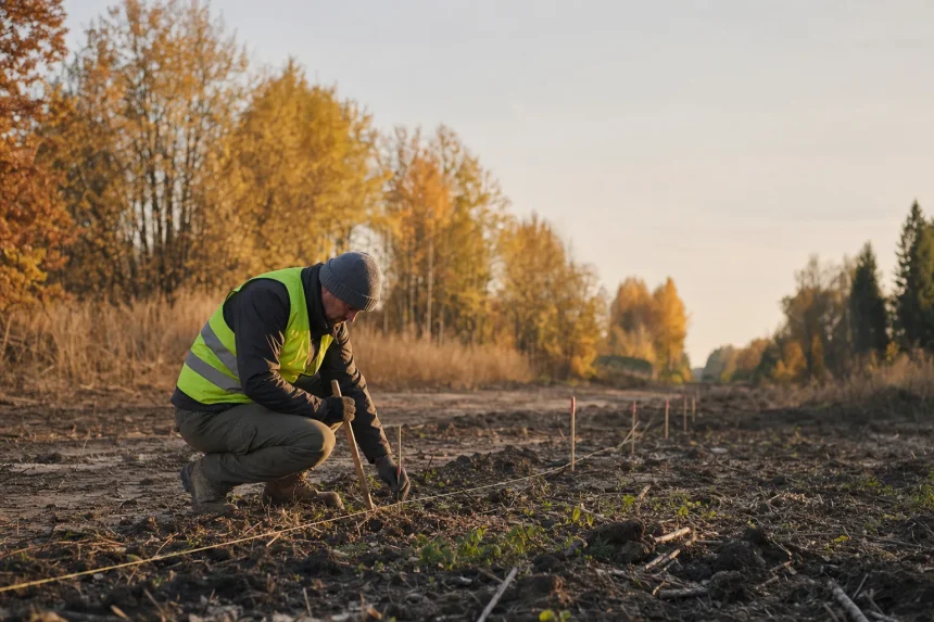 Photograph illustrating rail infrastructure in Latvia
