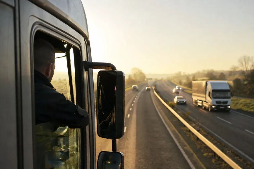 Photograph illustrating transport infrastructure in Northern Ireland