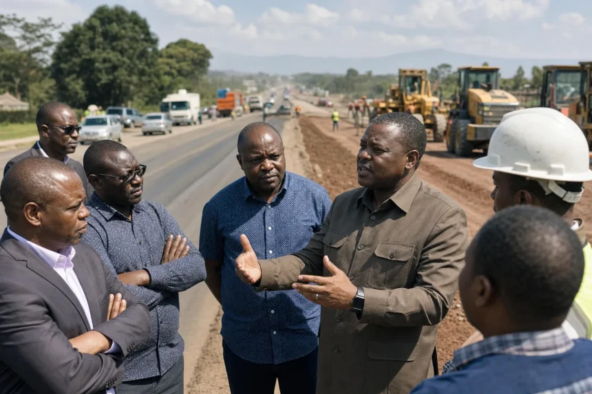 Photograph illustrating transport infrastructure in Tanzania