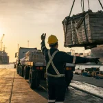 Photograph illustrating port infrastructure in Colombia